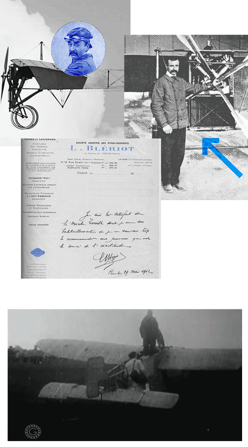 【ゼニス】パイロットウォッチとは？？歴史・特徴を徹底レビュー-ZENITH -7358adc8-bdda-474a-a091-f9d180793c4f_Bleriot-1