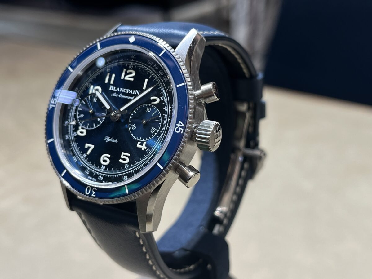 【ブランパン開催中】空のロマンを腕に！伝説が蘇る「エアコマンド」－AC02 12B40 63B－-BLANCPAIN -IMG_3218