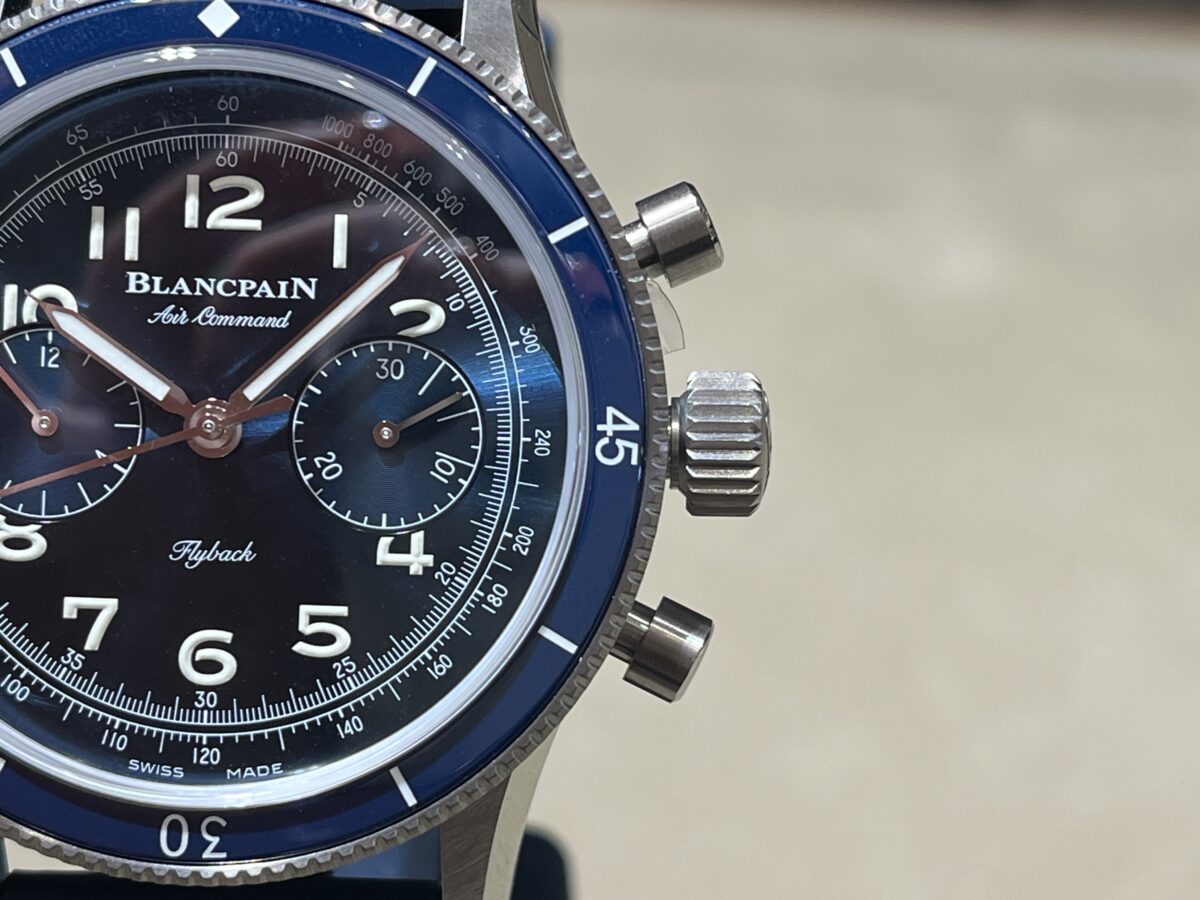 【ブランパン開催中】空のロマンを腕に！伝説が蘇る「エアコマンド」－AC02 12B40 63B－-BLANCPAIN -IMG_3219