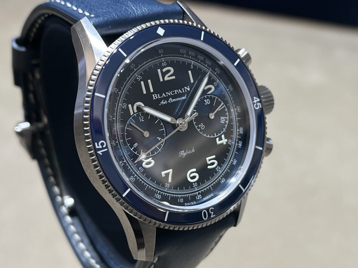 【ブランパン開催中】空のロマンを腕に！伝説が蘇る「エアコマンド」－AC02 12B40 63B－-BLANCPAIN -IMG_3225
