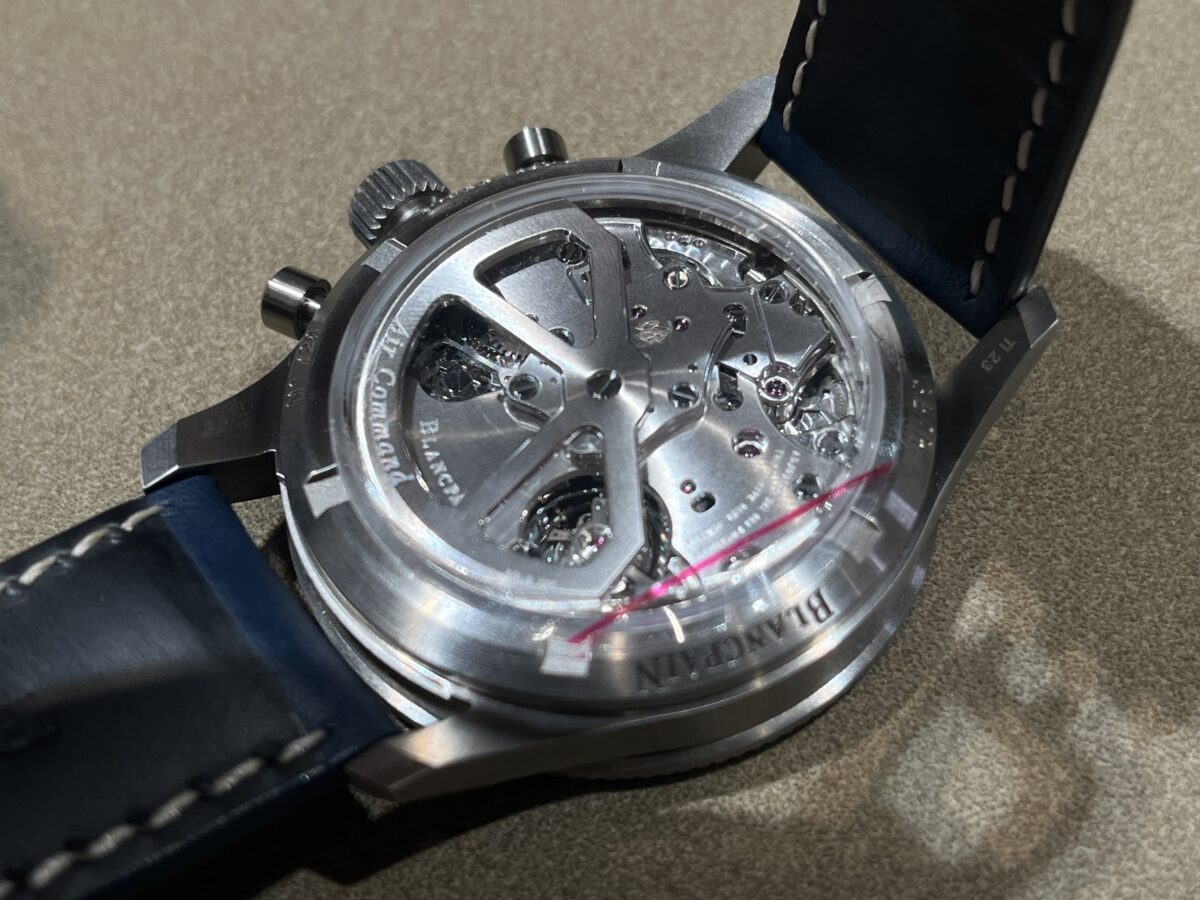 【ブランパン開催中】空のロマンを腕に！伝説が蘇る「エアコマンド」－AC02 12B40 63B－-BLANCPAIN -IMG_3228