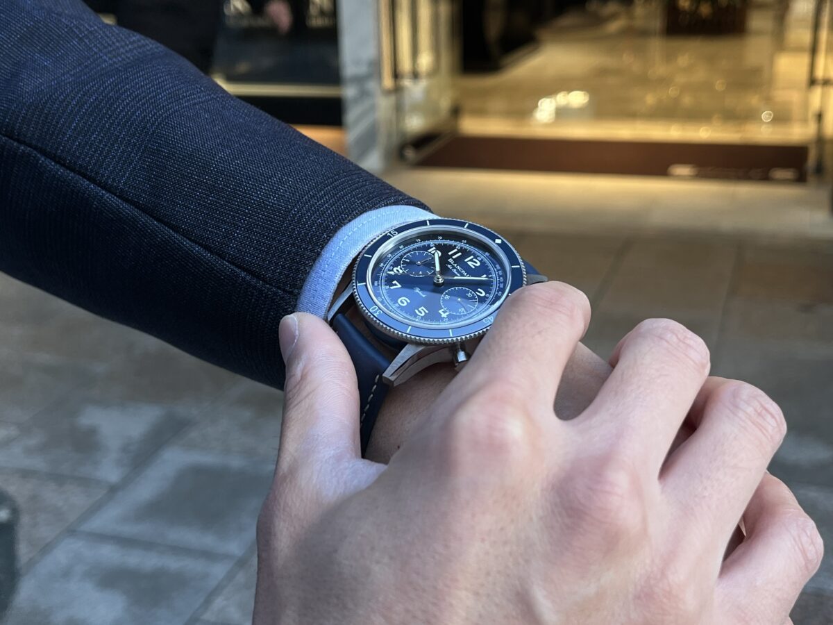 【ブランパン開催中】空のロマンを腕に！伝説が蘇る「エアコマンド」－AC02 12B40 63B－-BLANCPAIN -IMG_3232