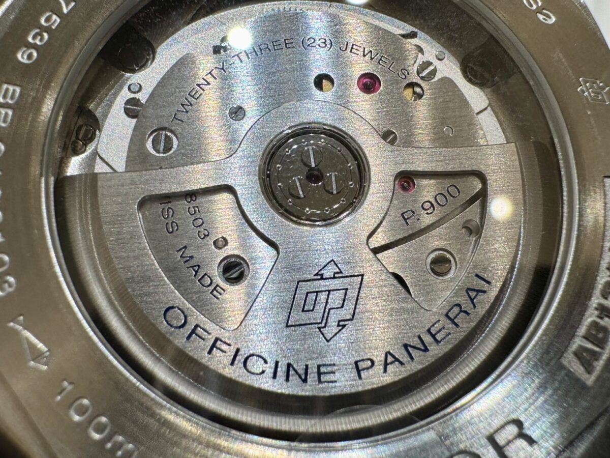 【パネライ】oomiya京都店 初入荷 「ルミノール クアランタ BiTempo」PAM01640/40mmケースに鮮やかなグリーン文字盤のブレスレット装着モデル-PANERAI -S__105242638_0