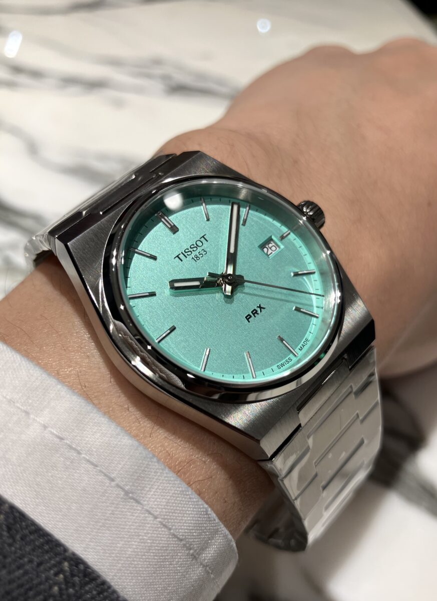 【ティソ】デザインと実用性を兼ね備えたクォーツモデル　PRX35㎜をご紹介-TISSOT -IMG_1558
