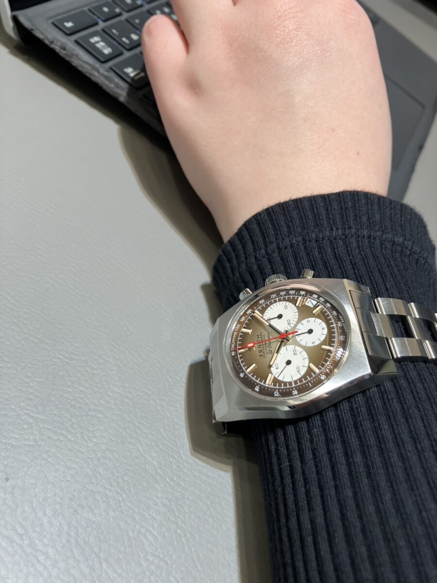 画像 【ゼニス】ハシゴをモチーフとしたブレスレットが着けやすい?!クロノマスターリバイバルから復刻モデルをご紹介-ZENITH -S__6406150_0