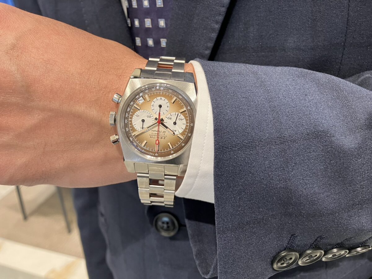 画像 【ゼニス】ハシゴをモチーフとしたブレスレットが着けやすい?!クロノマスターリバイバルから復刻モデルをご紹介-ZENITH -S__6406157_0