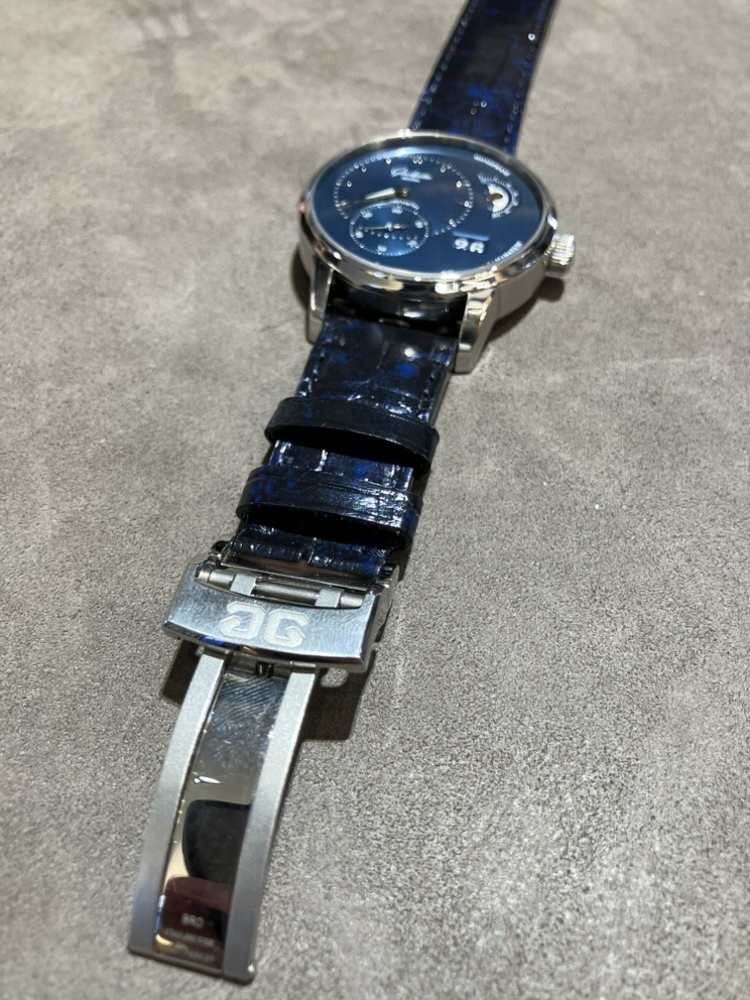 「グラスヒュッテ・オリジナル」 × 「ジャン・ルソー」 オーダーベルトならではの特別な仕上がり-その他ブランド用 ジャン・ルソー オーダーストラップ 京都店のお客様 -IMG_0304