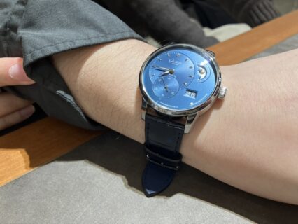 「グラスヒュッテ・オリジナル」 × 「ジャン・ルソー」 オーダーベルトならではの特別な仕上がり