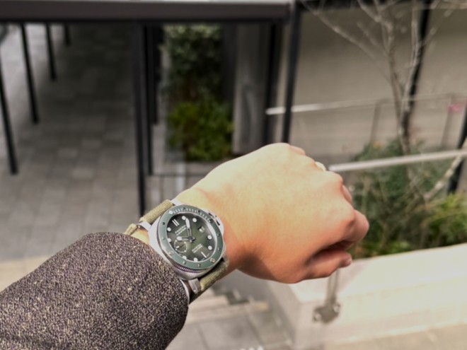 【パネライ】新作サブマーシブルのグリーン文字盤が着けた時に良い感じらしいので実機レビュー～PAM01697～-PANERAI -S__8503300_0