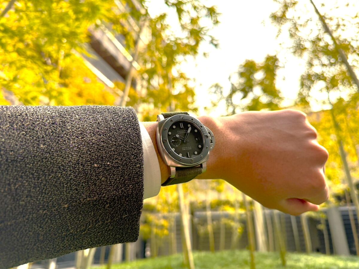 【パネライ】新作サブマーシブルのグリーン文字盤が着けた時に良い感じらしいので実機レビュー～PAM01697～-PANERAI -S__8503305_0