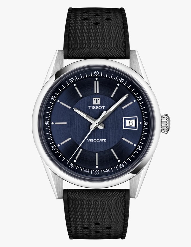 【ティソ】2026年新作「ヴィソデート」 1950年代に登場したオリジナルモデルから着想を得て製作。10万円代とは思えない作り込みがポイント。-TISSOT -0c1486ed0ba16ff129cbe164fe48c290