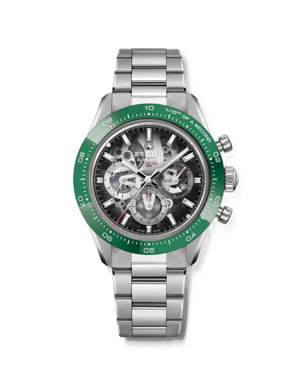 【ゼニス 2026年新作】「クロノマスター スポーツ スケルトン」文字盤カラーに合わせたラバーストラップとフォールディングバックルも付属。ブレスレットのクラスプは容易に微調整可能。-ZENITH -1-SOLDAT-2_CHRONOMASTER-Sport_03-3131-3600-01-M3130_4x5