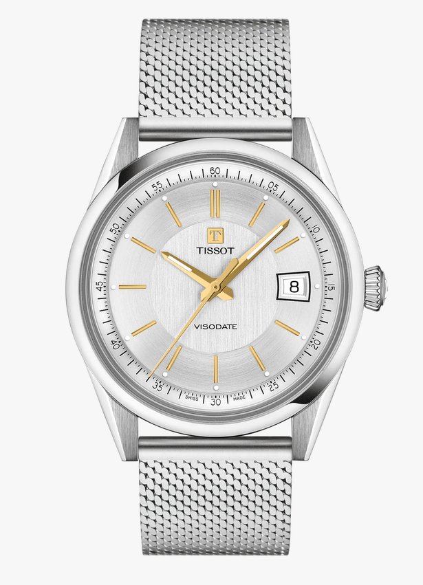 【ティソ】2026年新作「ヴィソデート」 1950年代に登場したオリジナルモデルから着想を得て製作。10万円代とは思えない作り込みがポイント。-TISSOT -5fc8fe78c79705ab572c3698e04a405b