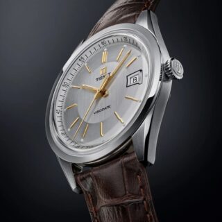 【ティソ】2026年新作「ヴィソデート」 1950年代に登場したオリジナルモデルから着想を得て製作。10万円代とは思えない作り込みがポイント。