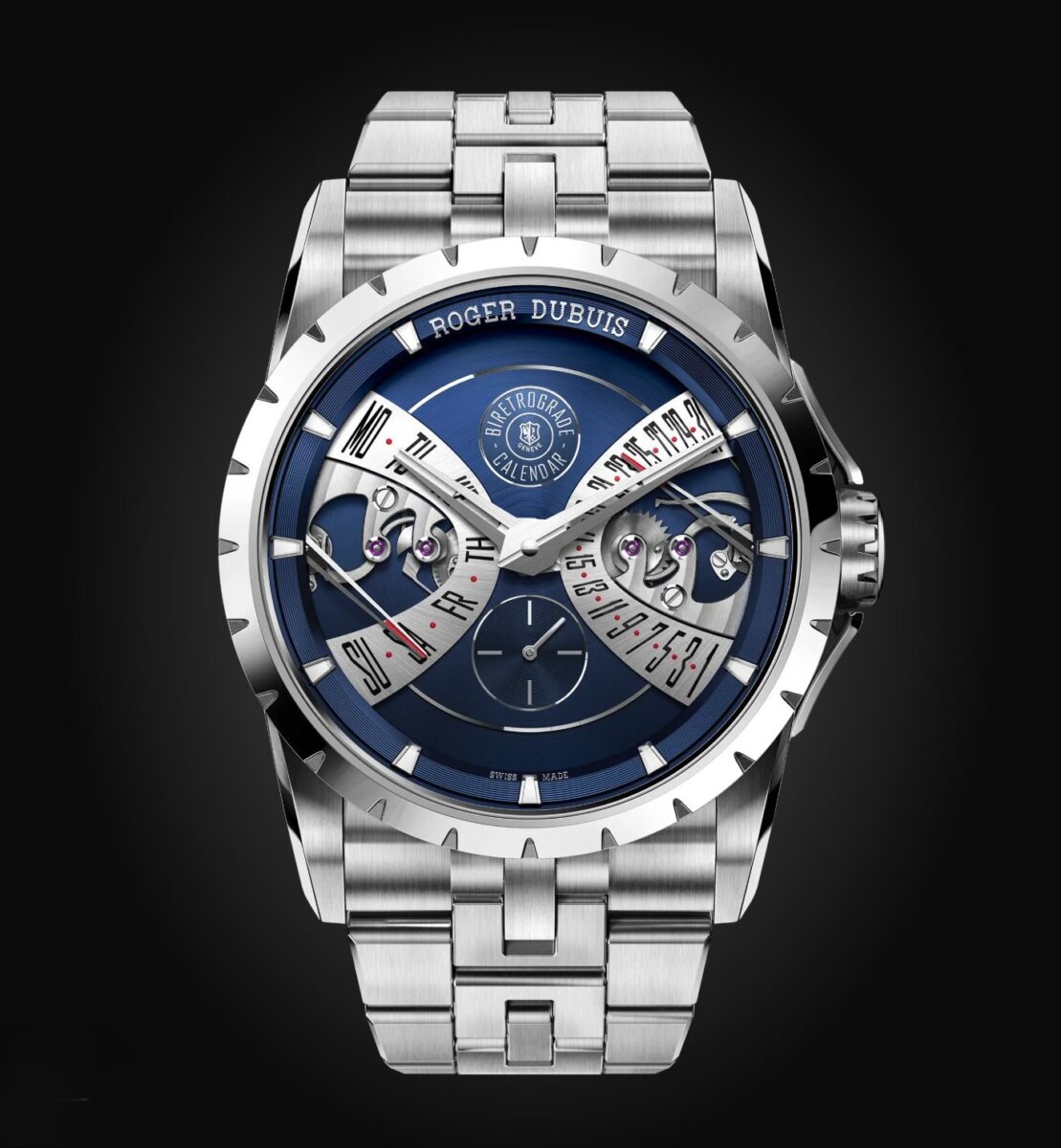 【ロジェ・デュブイ 2026年新作】待望のステンレススティールモデルが登場「エクスカリバー バイレトログラード カレンダー」-ROGER DUBUIS -rd