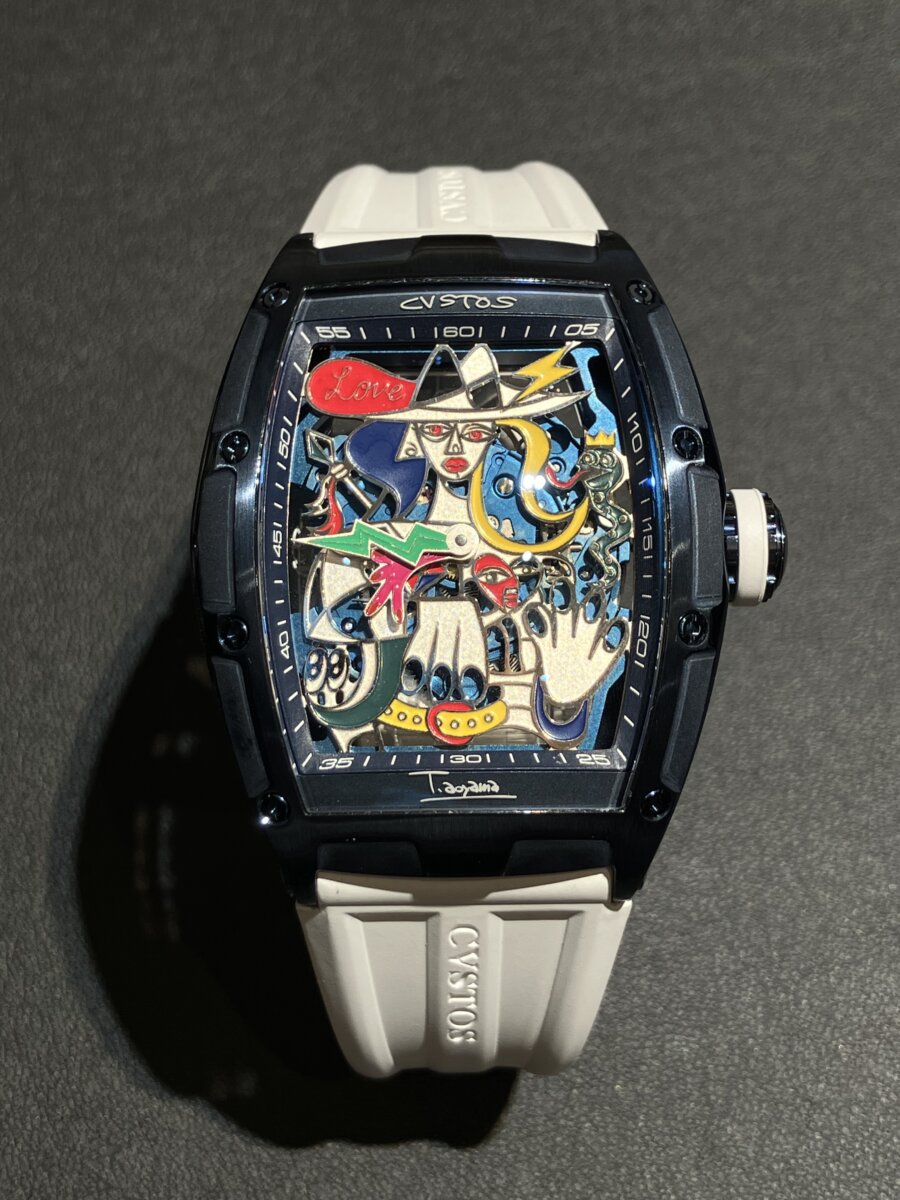 【クストス×青山哲士】世界限定30本！？現代アーティスト・青山哲士氏との特別コラボモデル「時の守護神」が登場-CVSTOS -6F33725C-F31D-4331-A595-A7AF8034B649