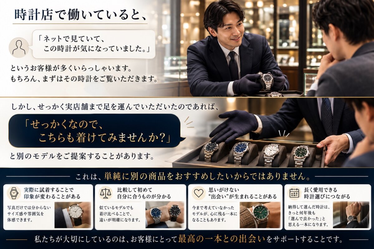 なぜ高級時計は「ネット」より「お店」で選ばれる？時計専門店スタッフが考える“納得感”の正体-etc・・・ -S__301785143_0