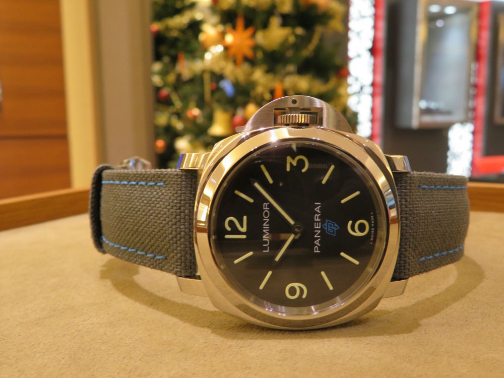 早くも2018年新作入荷!!キャンパス生地ストラップのパネライ＝PAM00774