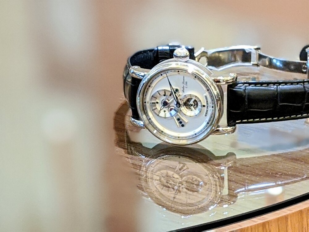 MINORVA CHRONOMETER 手巻き腕時計 レギュレーター稼働品 クロノスイス