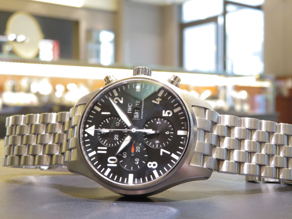 IWCパイロットウォッチ交換用ジェネリックケース風防ブレスのセット(オマケ付き) IWCパイロットウォッチ交換用ジェネリックケース風防ブレスの