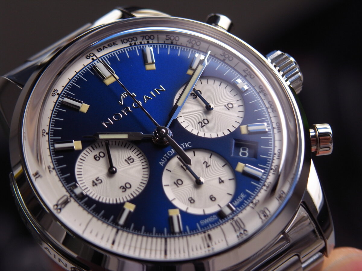 ノルケイン 2022年新作 ケース径40mm 小ぶりなクロノグラフ