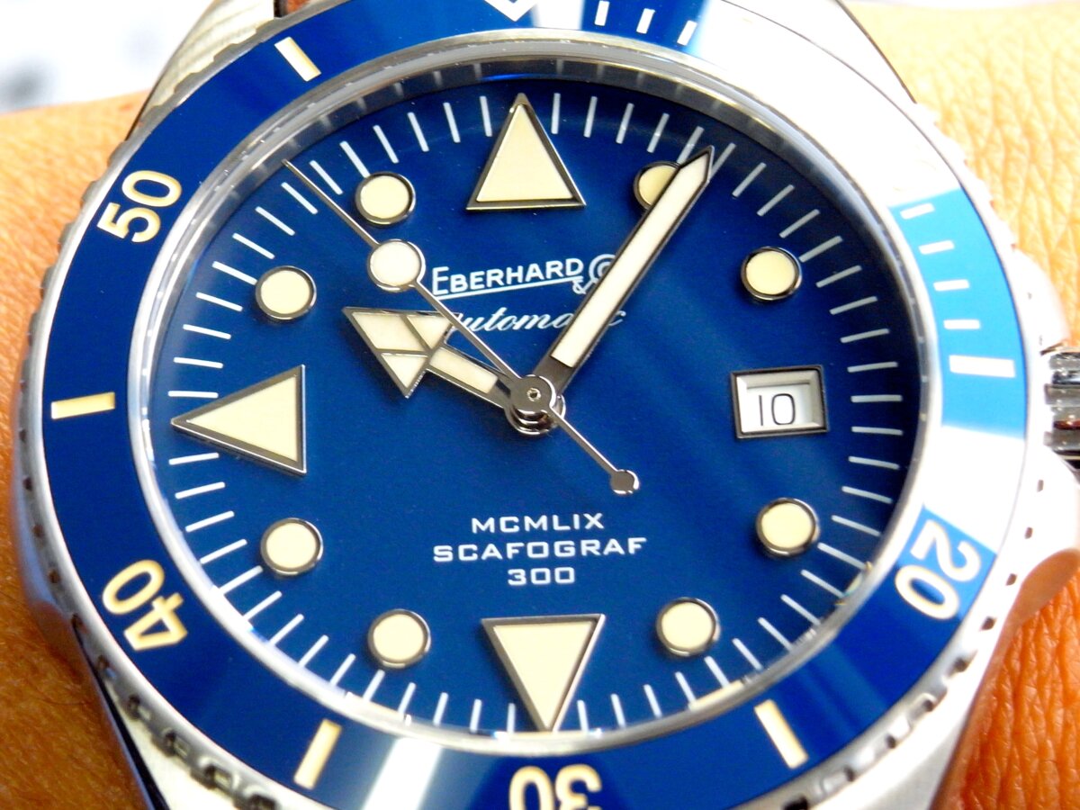 エベラールのクラシカルなダイバーズウォッチ「スカフォグラフ