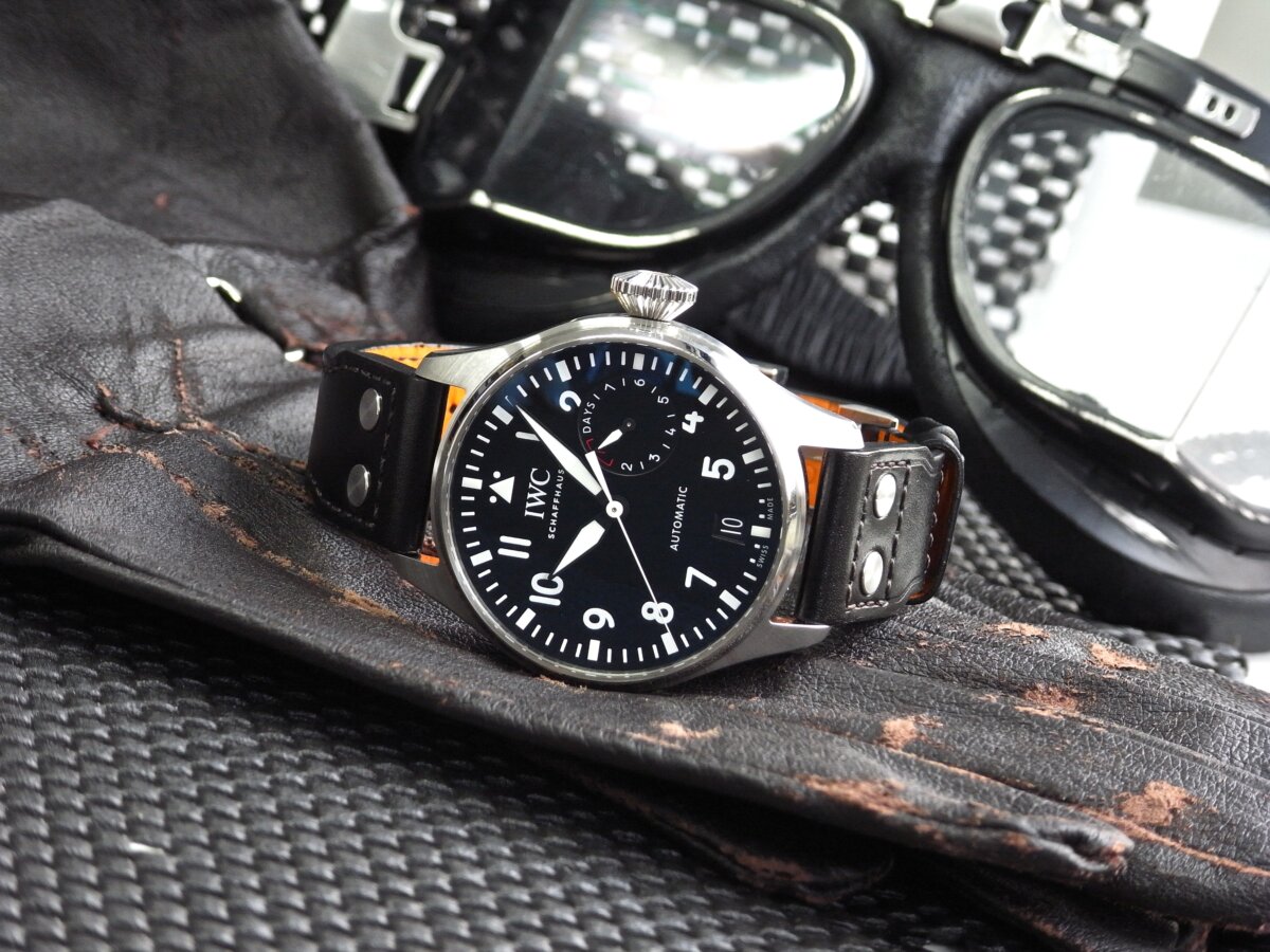 IWC ビッグパイロットフォールディングクラスプ 互換品】腕時計 ベルト バンド 交換 IWC ビッグパイロット 互換