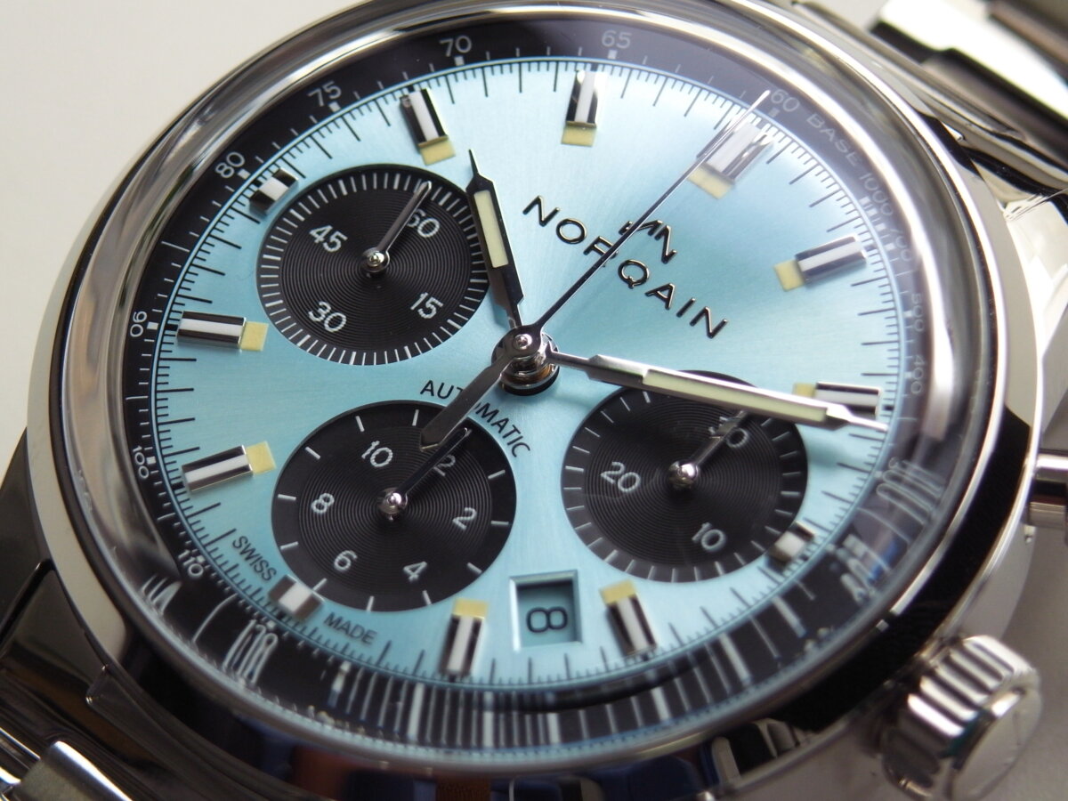 ノルケイン】世界限定300本のアイスブルー文字盤「フリーダム 60