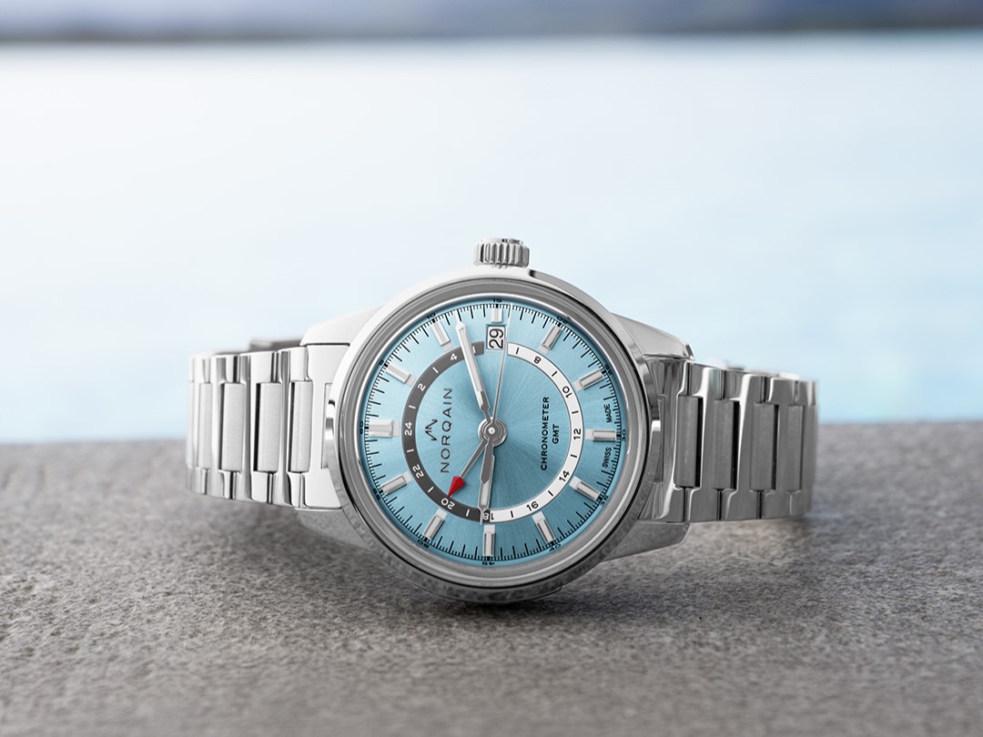 冷静と情熱を纏う究極のタイムピース：ノルケイン フリーダム 60 GMT アイスブルー入荷！ - NORQAIN 