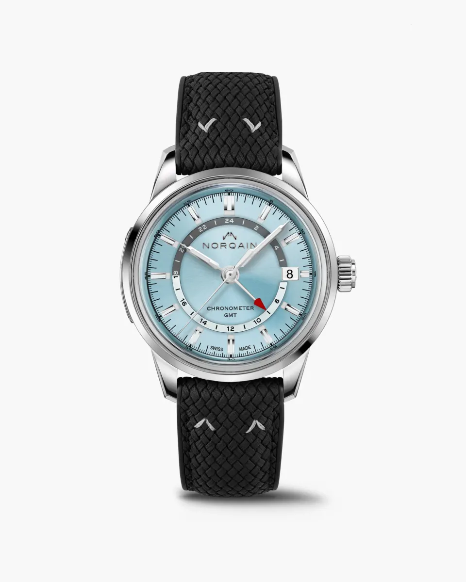 冷静と情熱を纏う究極のタイムピース：ノルケイン フリーダム 60 GMT アイスブルー入荷！ - NORQAIN 
