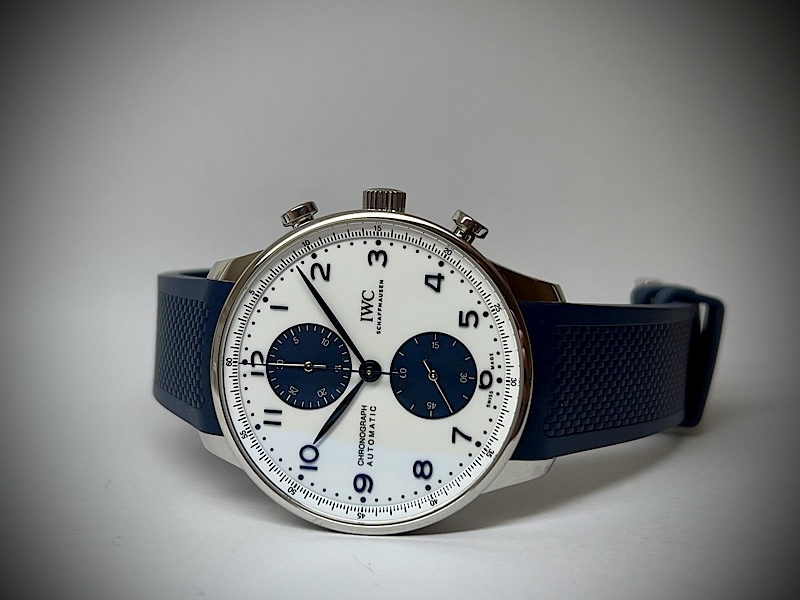 ラバーストラップスタイルも魅了的なポルトギーゼ・クロノグラフ??(IW371620)~IWC~ - IWC