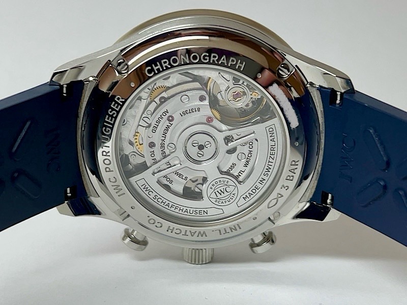 ラバーストラップスタイルも魅了的なポルトギーゼ・クロノグラフ??(IW371620)~IWC~ - IWC