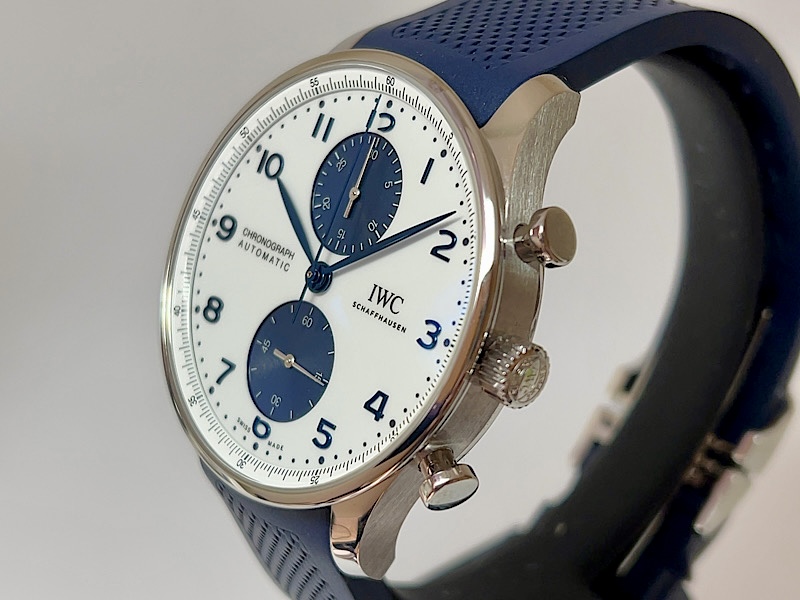 ラバーストラップスタイルも魅了的なポルトギーゼ・クロノグラフ??(IW371620)~IWC~ - IWC