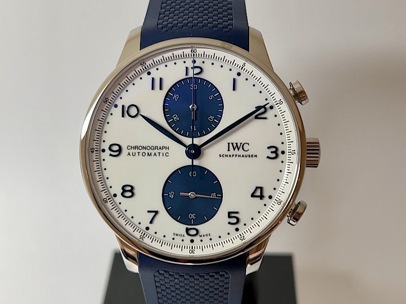 ラバーストラップスタイルも魅了的なポルトギーゼ・クロノグラフ??(IW371620)~IWC~ - IWC