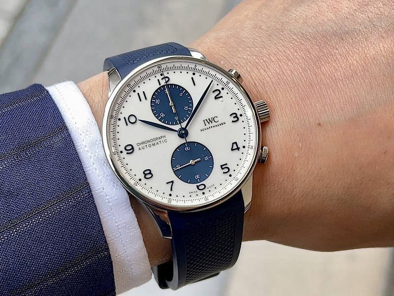 ラバーストラップスタイルも魅了的なポルトギーゼ・クロノグラフ??(IW371620)~IWC~ - IWC