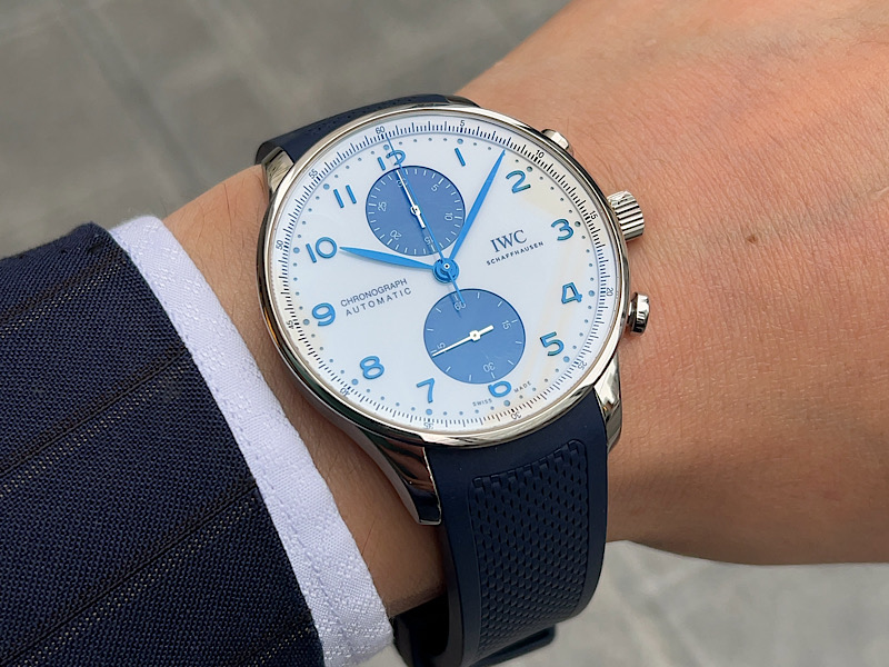 ラバーストラップスタイルも魅了的なポルトギーゼ・クロノグラフ??(IW371620)~IWC~ - IWC