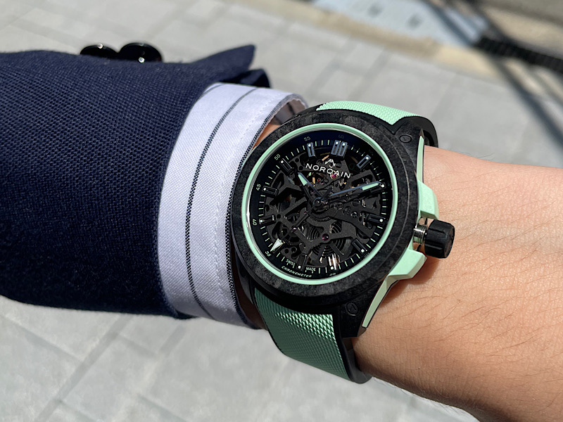 【NORQAIN】2025年新作 インディペンデンス ワイルドワンスケルトン39mm ミント リミテッドエディション入荷!!! - NORQAIN