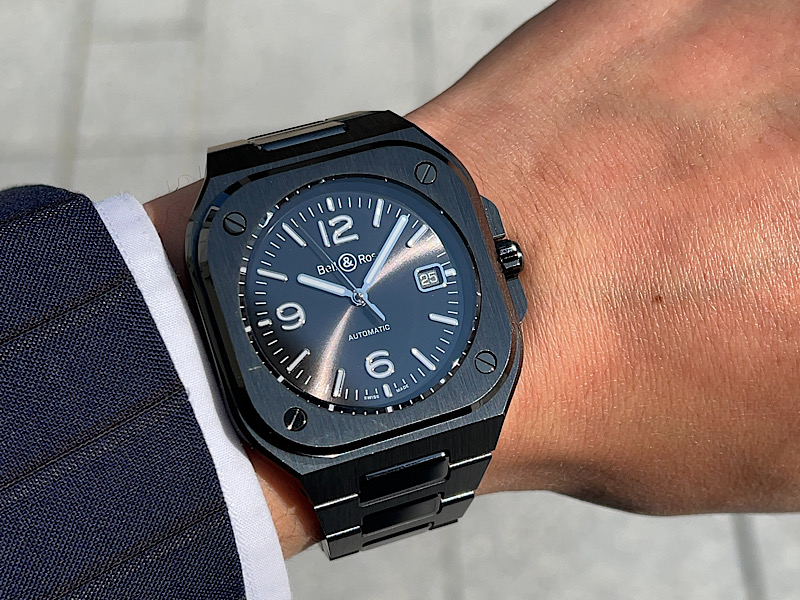 画像 ブラックセラミックの美しさに魅了される??(BR-05 BLACK CERAMIC)~ベル&ロス~ - Bell&Ross