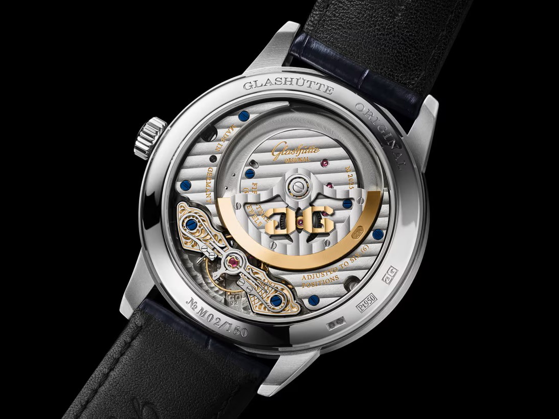 画像 世界限定150本 !!パノマティック・カレンダー スケルトン プラチナ - Glashütte Original