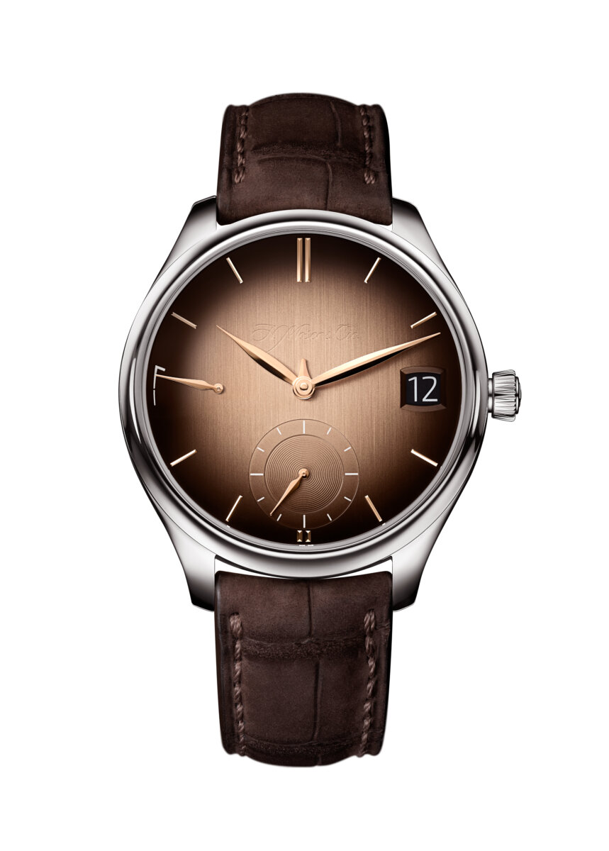 【H.モーザー】新作発表!エンデバー・パーペチュアルカレンダー スモークサーモン(1800-0207) - H.Moser&Cie.