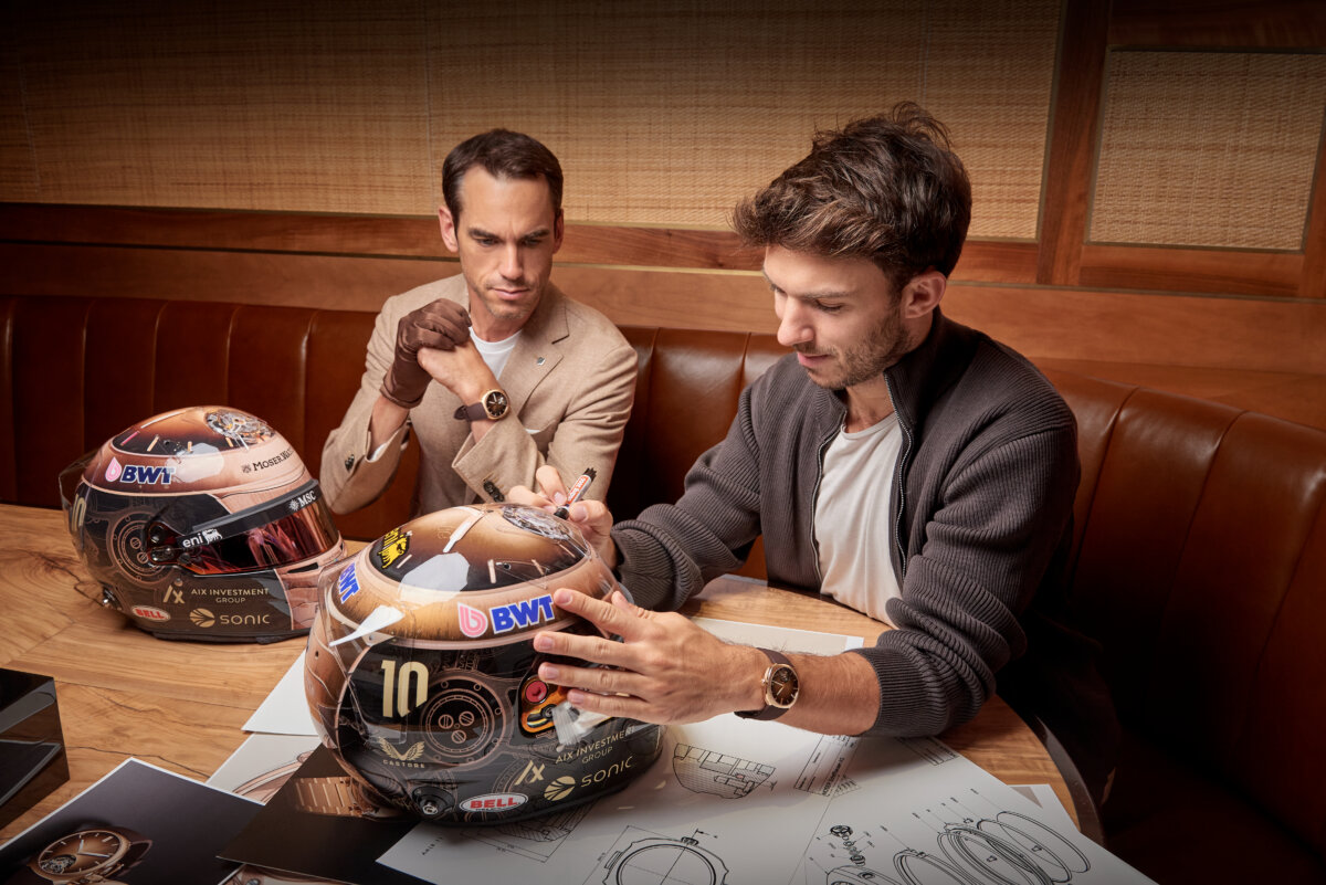 【H.モーザー】限定モデル　F1レーサー1 ピエール・ガスリーとのコラボモデルを発表！「ストリームライナー・トゥールビヨン ピエール・ガスリー」(6805-0410)(6805-0411) - H.Moser＆Cie. 
