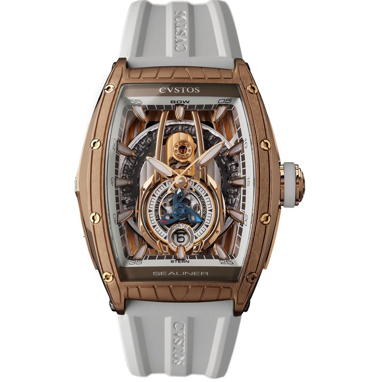 ケース素材は、ブロンズ？ゴールド？チャレンジ シーライナーP-S オートマティック～クストス～ - CVSTOS 