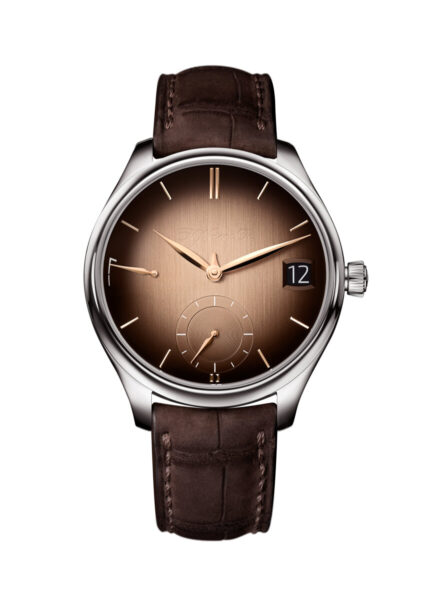 【H.モーザー】ミニマリズムを追求した複雑時計「エンデバー・パーペチュアルカレンダー スモークサーモン」(1800-0207) - H.Moser&Cie.