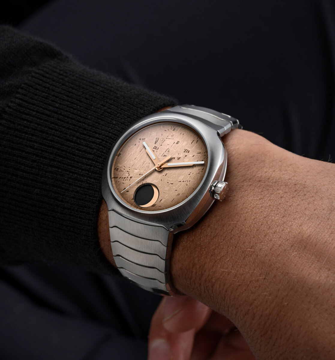 画像 【H.モーザー】新作!「ストリームライナー パーペチュアルムーン コンセプト メテオライト」(6270-1200) - H.Moser&Cie. その他