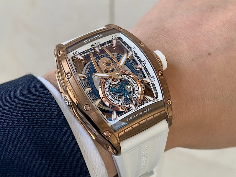 ケース素材は、ブロンズ？ゴールド？チャレンジ シーライナーP-S オートマティック～クストス～ - CVSTOS 