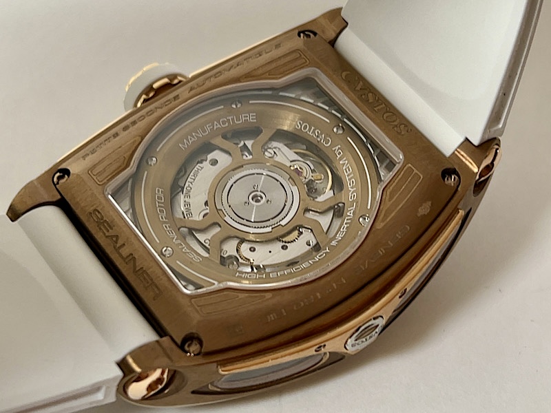 ケース素材は、ブロンズ？ゴールド？チャレンジ シーライナーP-S オートマティック～クストス～ - CVSTOS 