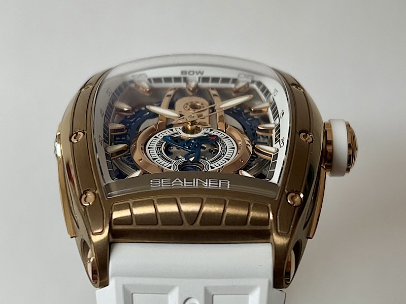 ケース素材は、ブロンズ？ゴールド？チャレンジ シーライナーP-S オートマティック～クストス～ - CVSTOS 