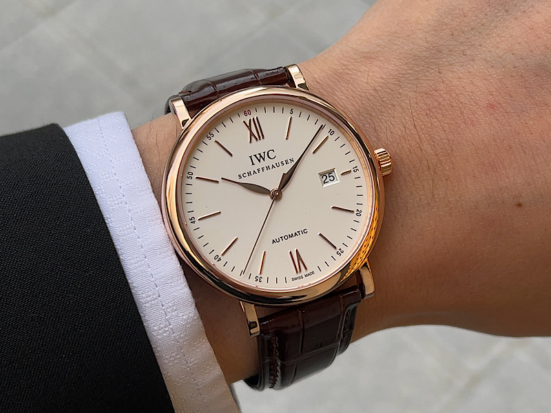 画像 久々の再入荷!!いつの時代も大人の上品さを演出してくれる腕時計【ポートフィノ・オートマティック(18Kレッドゴールドモデル】~IWC~ - IWC