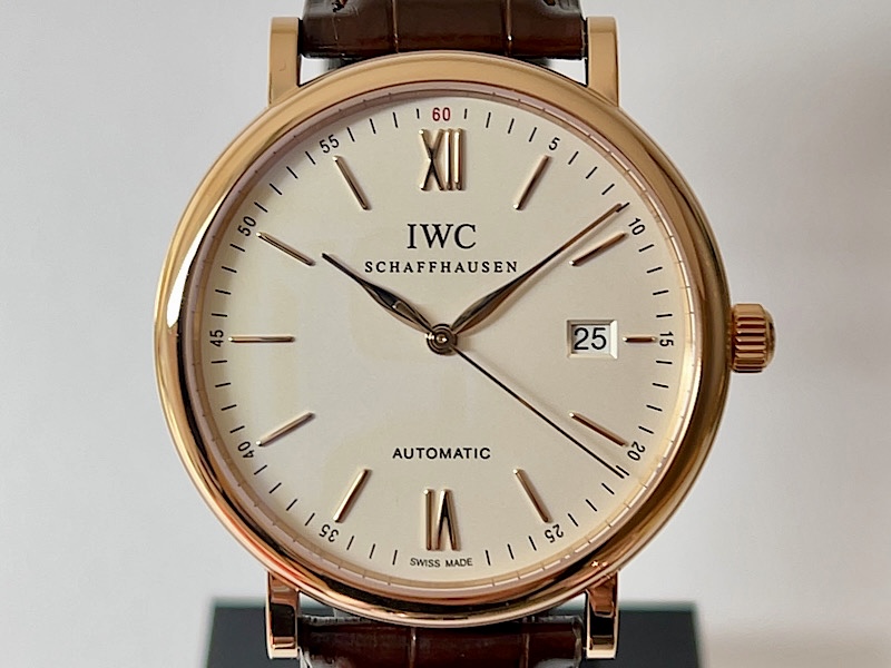 画像 久々の再入荷!!いつの時代も大人の上品さを演出してくれる腕時計【ポートフィノ・オートマティック(18Kレッドゴールドモデル】~IWC~ - IWC