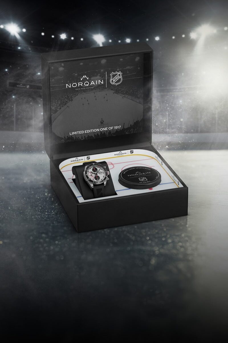 【NORQAIN】北米プロホッケーリーグNHLとパートナーシップ締結！記念モデル ADVENTURE CHRONO 41MM NHL LIMITED EDITIONを発表！近日入荷予定！ - NORQAIN 